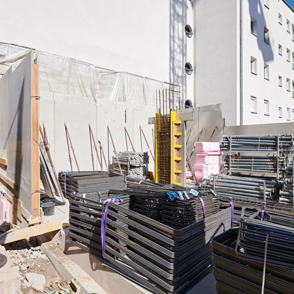 Ordnung auf der Baustelle hilft