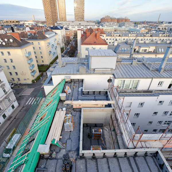 Mietwohnungen Herz &amp; Heim Wien Simmering Anlage Vogelperspektive