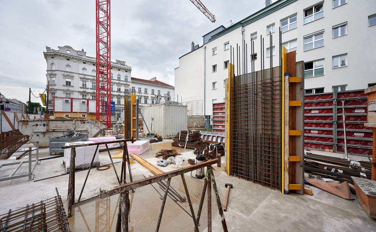 Stütze für die Kellerdecke
