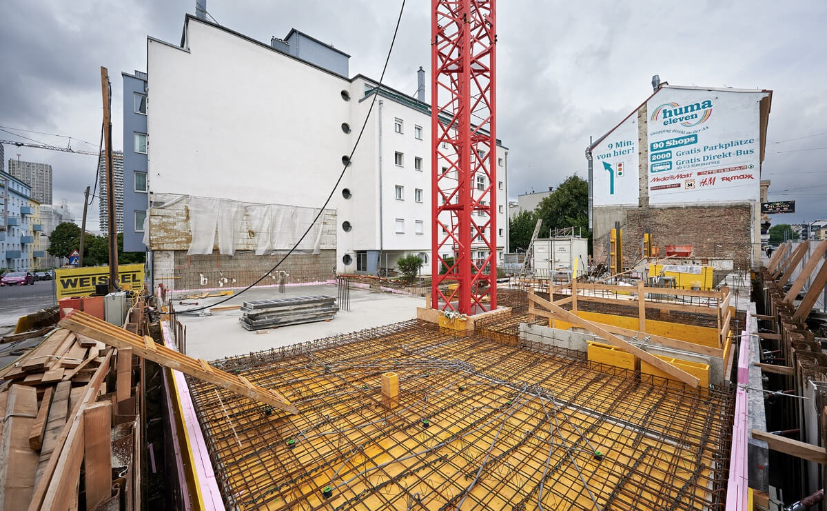 Bewährungsstahl für Kellerdecke